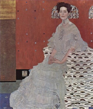 フリッツァ・リードラーの肖像 象徴主義 グスタフ・クリムト Oil Paintings